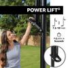 Lifetime 90962 Power Lift Adjustable In-Ground Basketball Hoop with Basketball, 54-Inch, Polycarbonate view 4