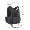 Snacam Tactical Vest Airsoft Painball Vest Outdoor Equipment for Men (Black) view 4