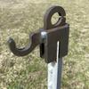 MagnumTarget 3/8 AR500 Steel Shooting Target T-Post Pipe Stands and Hooks for 1" Pipe or 3/4" EMT Conduit - (2 Mounts/4 Hooks) view 2