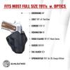 1791 GUNLEATHER 1911 Optic Ready Holster - OWB CCW Leather Gun Holster for Belts - Right Handed - Fits 1911 Models with 4" and 5" Barrels view 3