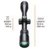 Bushnell Engage 3-9x40mm Riflescope, Illuminated Hunting Rifles Scope with Multi X Reticle view 2