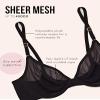 Sheer Mesh Demi Underwire Bra view 4