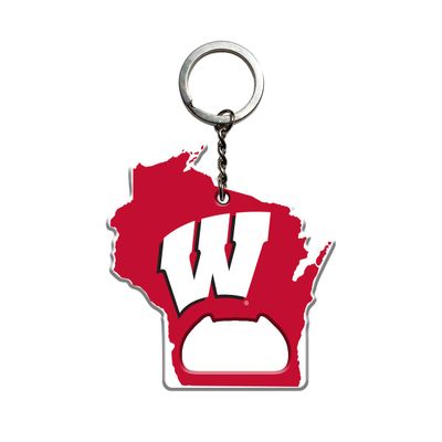 FANMATS 63390 University of Wisconsin Keychain Bottle Opener