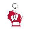 FANMATS 63390 University of Wisconsin Keychain Bottle Opener view 1