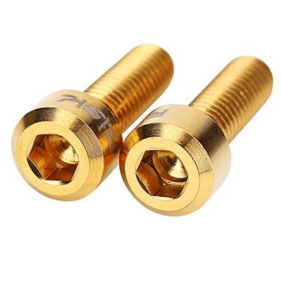 Alomejor Stem Bolts Stem Bolts Stem Screw Stem Tapered Bolts Screw Topcover Bolt for Stem(Gold)