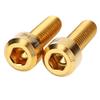 Alomejor Stem Bolts Stem Bolts Stem Screw Stem Tapered Bolts Screw Topcover Bolt for Stem(Gold) view 1