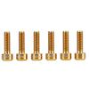 Alomejor Stem Bolts Stem Bolts Stem Screw Stem Tapered Bolts Screw Topcover Bolt for Stem(Gold) view 2