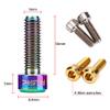 Alomejor Stem Bolts Stem Bolts Stem Screw Stem Tapered Bolts Screw Topcover Bolt for Stem(Gold) view 3