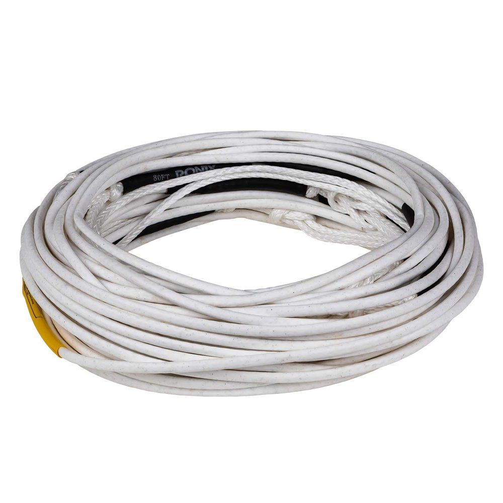 Ronix R8 Wakeboard Floating Mainline, 80 ft. 8 Section, White