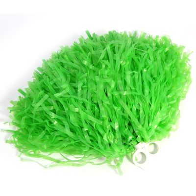 8 Colors 2pcs Cheerleading Poms, PE Cheer Poms Cheerleading Kit Accessories Special for Kindergarten Children s Activities Cheerleading Kit Finger Ring (Green)