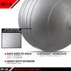 JFIT Slam Ball, Silver, 20 LB view 4