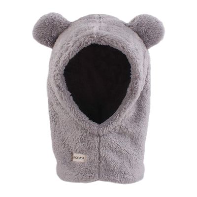 Baby Girls Winter Hat Boys Warm Scarf Hat Kids Thick Earflap Hood Cap with Ear 6M-7T (Gray, M)