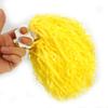 8 Colors 2pcs Cheerleading Poms, PE Cheer Poms Cheerleading Kit Accessories Special for Kindergarten Children s Activities Cheerleading Kit Finger Ring (Yellow) view 3