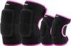 EULANT Adjustable Soft Elbow Pads and Knee Pads for Kids, Child Protective Pad Sets for Bicycle Roller Skating Basketball Football Volleyball Dancing Kneeling,Rose M view 1