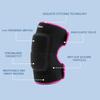EULANT Adjustable Soft Elbow Pads and Knee Pads for Kids, Child Protective Pad Sets for Bicycle Roller Skating Basketball Football Volleyball Dancing Kneeling,Rose M view 4