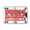 Dooks Skateboard Shock Pads 1/8" Soft - The Original Risers view 2