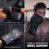 Hayabusa T3 Boxing Gloves for Men and Women Wrist and Knuckle Protection, Dual-X Hook and Loop Closure, Splinted Wrist Support, 5 Layer Foam Knuckle Padding - Black/Gold, 14 oz view 4