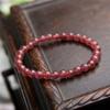 Top Natural Red Strawberry Quartz Crystal Round Beads Women Bracelet 6mm AAAA view 3