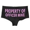 7 Years Southern Property Of Boy Shorts Personalize These With Custom Text Name Panty Gift for Honeymoon Christmas Valentines Wedding (Large, Black) view 2