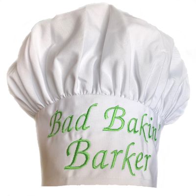 CHEFSKIN Chef Hat Adult Fully Adjustable White Twill Fabric 20 Colors (Personalized)