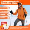 WORLD-BIO Disposable Hand Warmers - Hot Hands Hand Warmers, 80 Packs (40 Pairs) - Safe Natural Odorless Air Activated Pocket Warmers for 12 Hours of Instant Heat - Outdoor Hand Warmer Heat Packs view 2