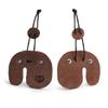 Hide & Drink, Archery Finger Tab, Protect Guard for Recurve Bows, Finger Protector, Shooting Practice Gear Sports & Outdoors, Full Grain Leather, Handmade, Bourbon Brown view 2