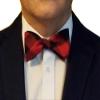 EmilyRose Couture Self Tie Bow Ties (Red Plaid) view 2
