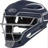 Rawlings | VELO 2.0 Catcher's Helmet | Baseball | Senior (7 1/8" - 7 1/2") | Navy/White view 1