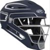 Rawlings | VELO 2.0 Catcher's Helmet | Baseball | Senior (7 1/8" - 7 1/2") | Navy/White view 3