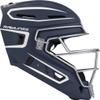 Rawlings | VELO 2.0 Catcher's Helmet | Baseball | Senior (7 1/8" - 7 1/2") | Navy/White view 4