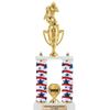 Crown Awards Fantasy Football Trophies Engraved, 22" Fantasy Football American Glory Trophy Prime view 1