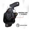 1791 GUNLEATHER K-Frame Revolver Paddle Holster - OWB CCW Leather Gun Holster for Belts - Right Handed - Fits Ruger GP100, Smith & Wesson K Frame and 686 view 2