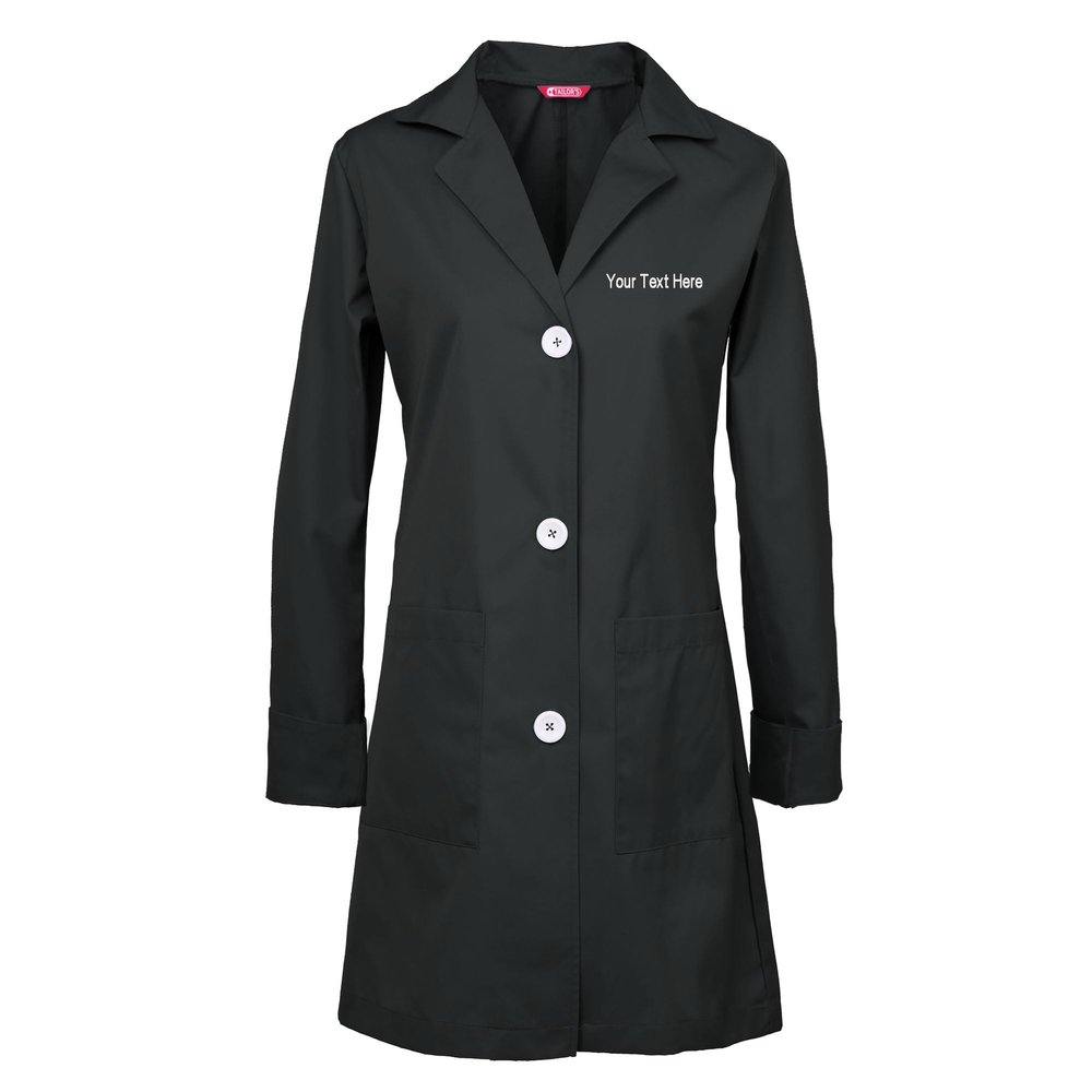TAILOR'S Personalized Customizable Embroidered Women's Lab Coat
