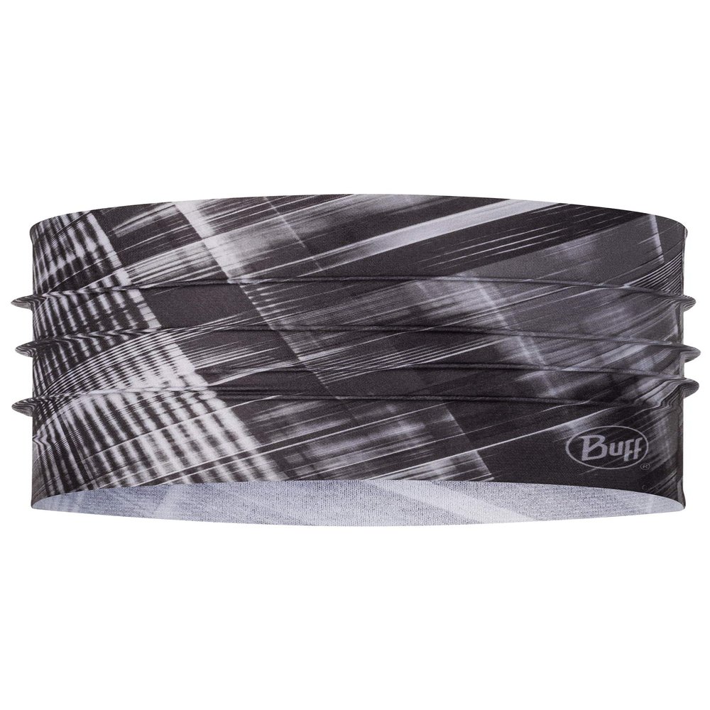 Buff CoolNet UV Half Neck Gaiter  UPF 50 Sun Protection, Breathable Recycled Polyester, Cooling Face Mask & Headwear, Polygiene & HeiQ Fresh Tech, Quick Dry, Patterned, Adult Size - B Magik Grey