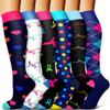 Bluemaple 6 Pack Copper Compression Socks for Women and Men Circulation-Best Support for Medical, Running,Nursing,Athletic view 1