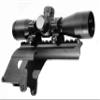Trinity 4x32 mildot Reticle Aluminum Black Picatinny Weaver Mount Adapter Hunting Tactical Optics Sight with Single Rail Base for Stevens 320 view 3