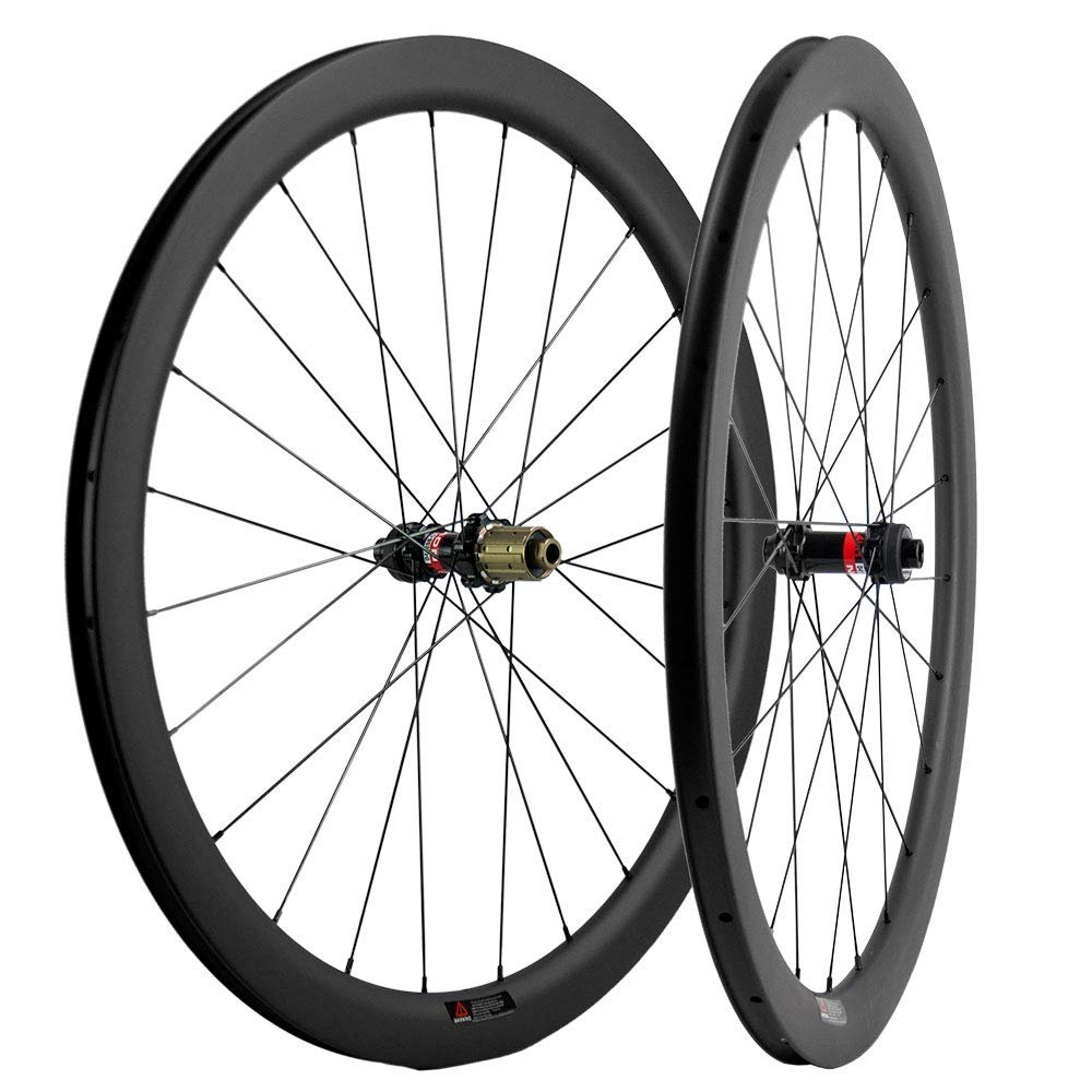 Superteam 45mm Disc Brake Wheelset Road Bike Wheel 25mm Wdth Rim 700c Clincher