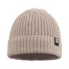 JANGANNSA Simple Knitted Baby Beanie Hip-Hop Boys Winter Hat Toddler Kids Bonnet for Girls 0-5Y (White+Pink+Beige,L) view 3