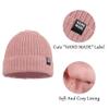JANGANNSA Simple Knitted Baby Beanie Hip-Hop Boys Winter Hat Toddler Kids Bonnet for Girls 0-5Y (White+Pink+Beige,L) view 4