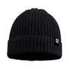 JANGANNSA Simple Knitted Baby Beanie Hip-Hop Boys Winter Hat Toddler Kids Bonnet for Girls 0-5Y (Black,L) view 2