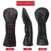 Barudan Golf Fairway Woods Head Covers 3 Wood Headcover Head Cover Club Protector Protective USA Black for Taylormade Taylor Made Callaway PXG Ping Cobra Golf Player Accessories for Men view 3
