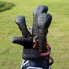Black USA Golf Hybrid Head Cover, Interchangeable Golf Rescue Hybrid Headcover, Synthetic Leather Golf Club Cover for Men Golfer fits for All Brand (Black-red(for Ut)) view 2