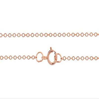 14Kt Rose Gold Filled 1.4x1mm 16 Inch Flat Cable Neck Chain with Clasp - 1pc (6820)/1