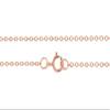 14Kt Rose Gold Filled 1.4x1mm 16 Inch Flat Cable Neck Chain with Clasp - 1pc (6820)/1 view 1