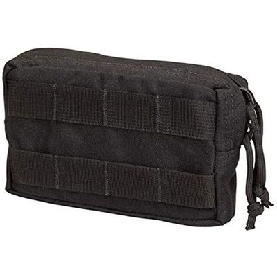 Chase Tactical General Purpose Small Utility Pouch, Horizontal, Lightweight, Fully Adjustable, Attaches With Upright MOLLE, For Military, Law Enforcement, Medical, Combat Training, Ranger Green, Small