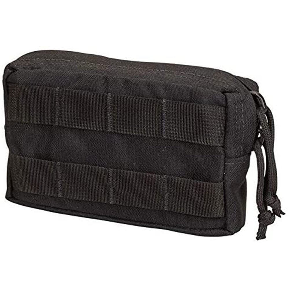 Chase Tactical General Purpose Small Utility Pouch, Horizontal, Lightweight, Fully Adjustable, Attaches With Upright MOLLE, For Military, Law Enforcement, Medical, Combat Training, Ranger Green, Small