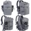 LHI Military Tactical Backpack for Men and Women 45L Army 3 Days Assault Pack Bag Large Rucksack with Molle System - Grey view 2