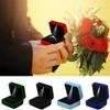 GBYAN Velvet Ring Box with LED Light Jewelry Display Gift Box for Proposal,Engagement, Wedding view 4