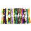 Tigofly 18 Bundles/Pack 12cm 4.75inch Double Color Silicone Skirts Legs Spinner Bait Squid Rubber Thread Fly Tying Materials view 1
