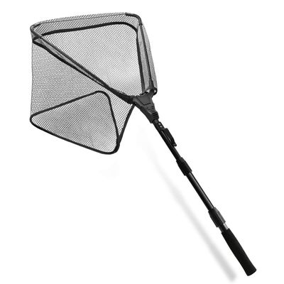 SAN LIKE Fishing Net Fish Landing Net Collapsible Fish Net with Anti-Slip Telescoping Rubber Pole Handle for Kids Adults in Saltwater Freshwater Multi-Size Extending to Length 30.7inch to 43.3inch